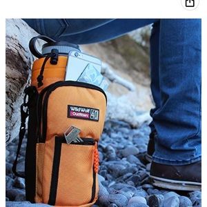 Hiking Walking Hydroflask sling bag color orange